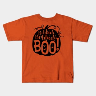 Bibbidi Bobbidi BOO (Black) Kids T-Shirt